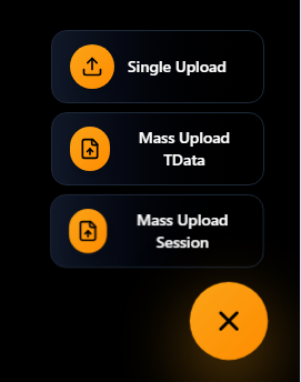Upload Telegram Accounts Options